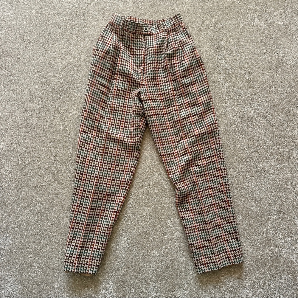 Stylish Plaid Trousers
